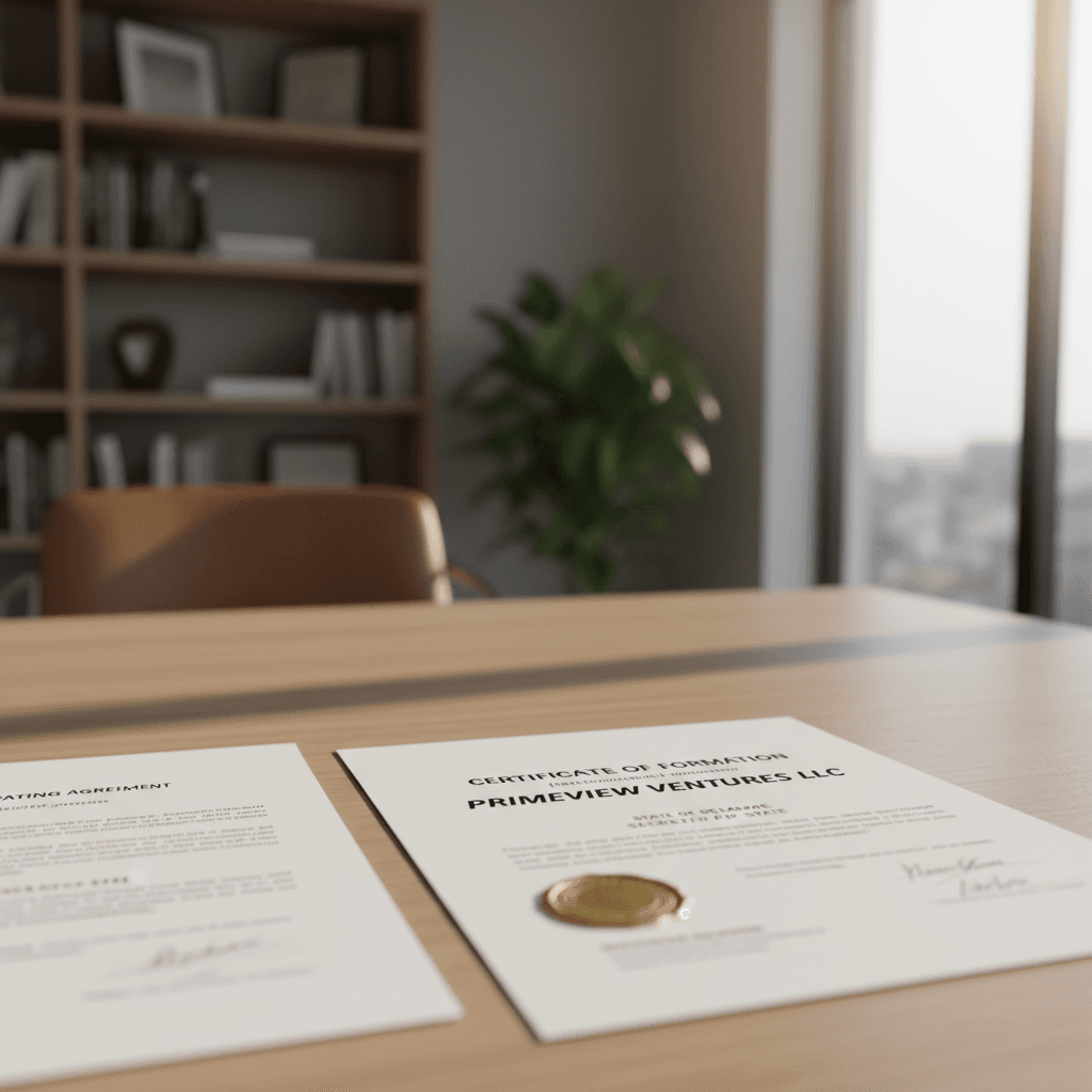 LLC registration certificate