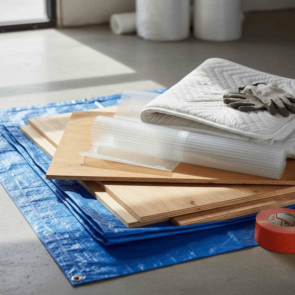 Property protection materials and tarps