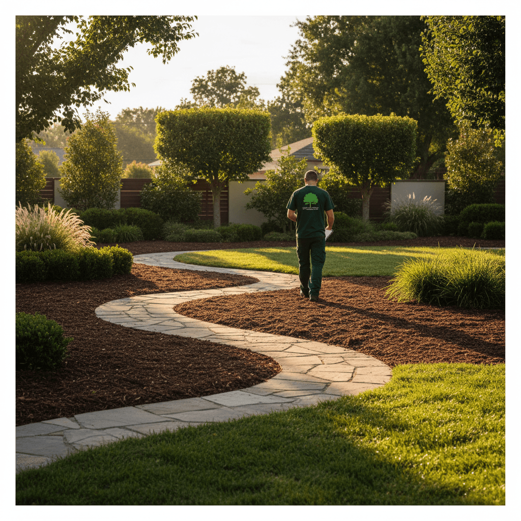 Immaculate yard after Douglas Tree Service completion