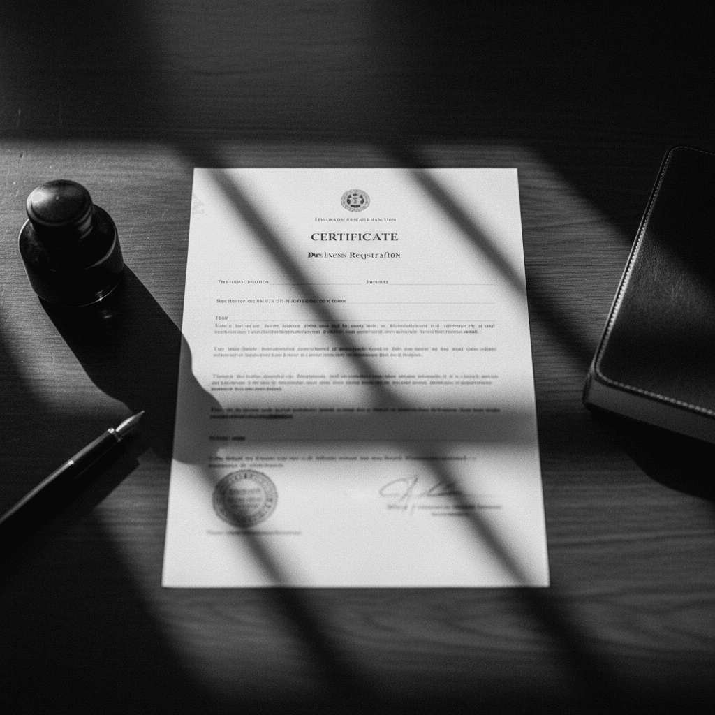 LLC registration certificate
