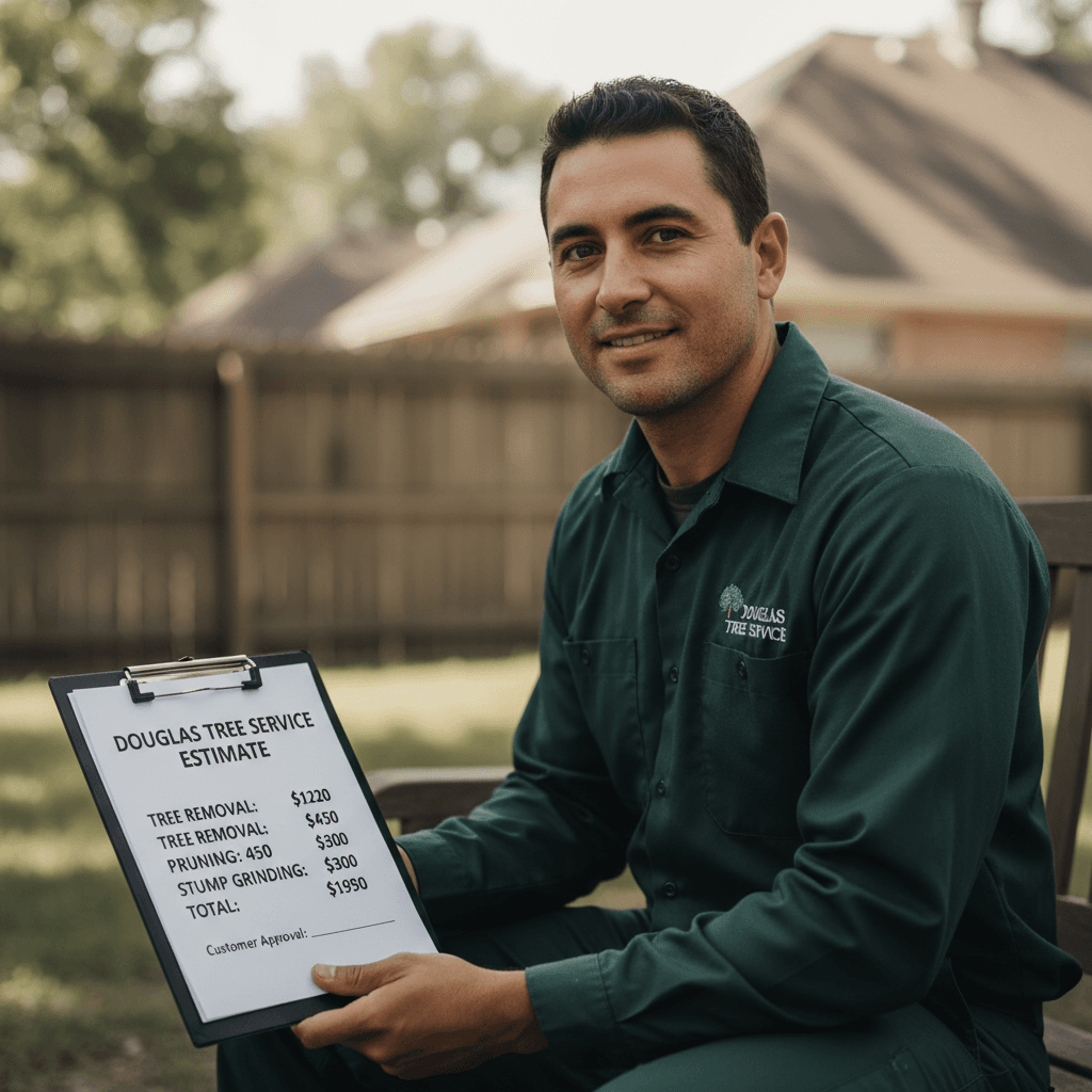 Fair pricing consultation with Douglas Tree Service professional