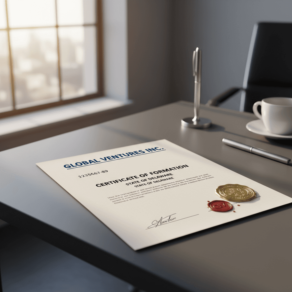 LLC registration certificate