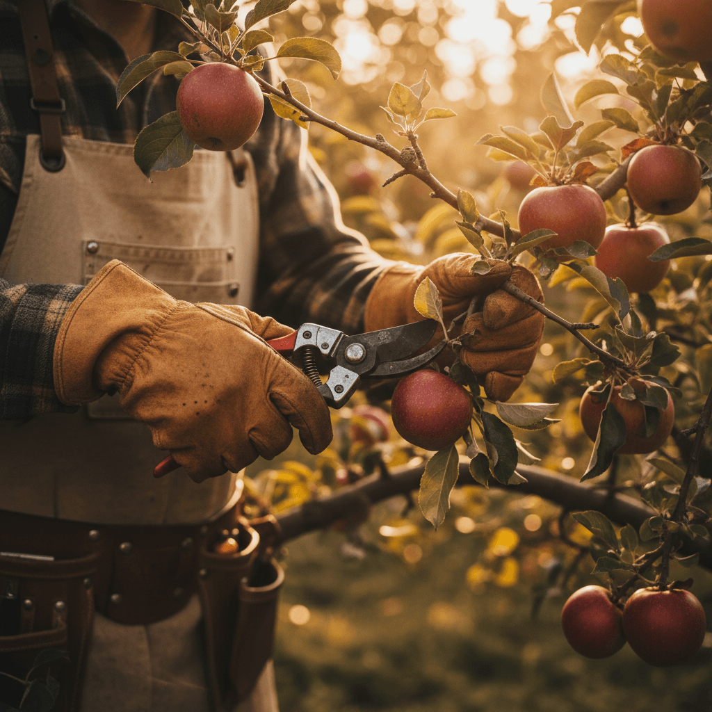 Fruit tree pruning for improved production and health