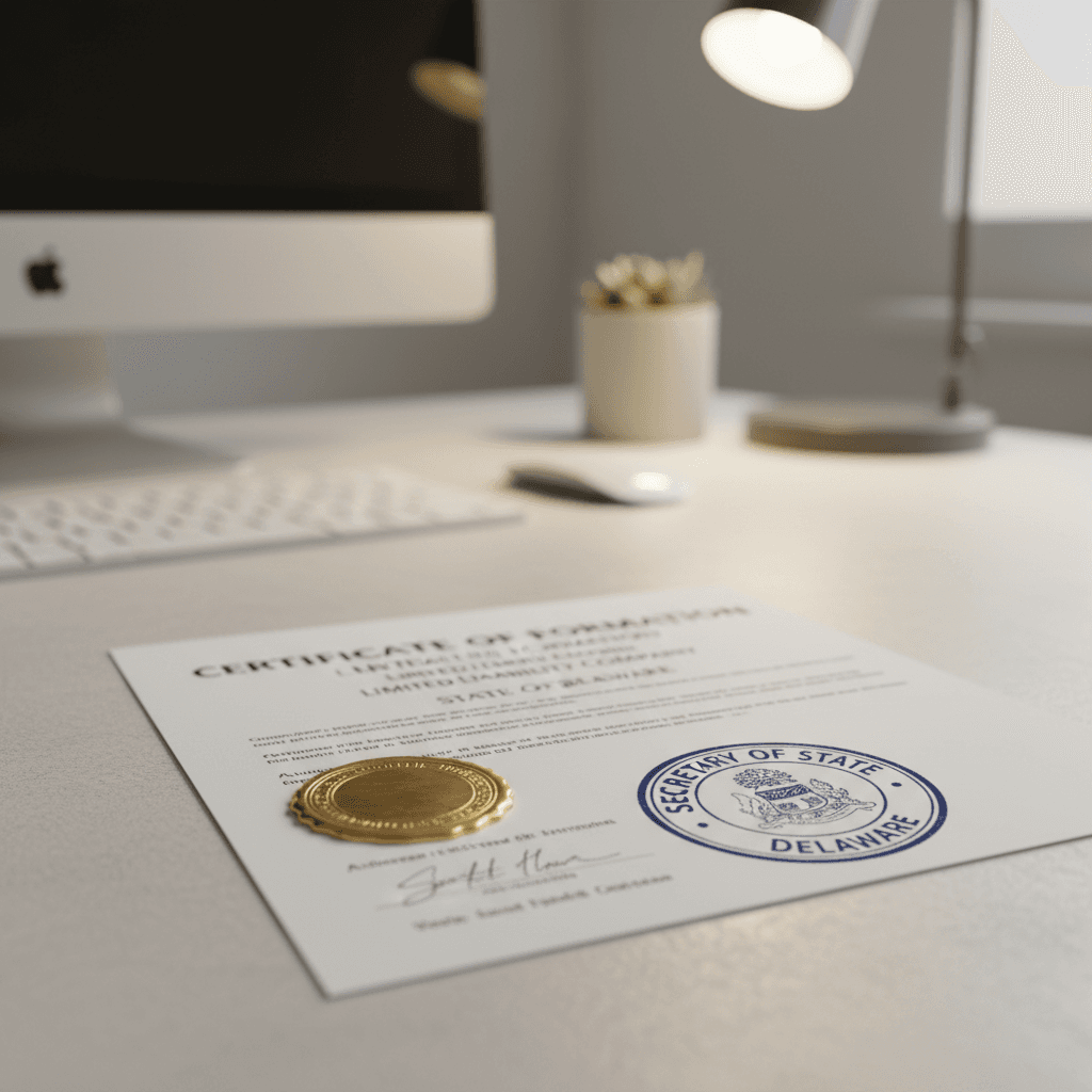LLC registration certificate