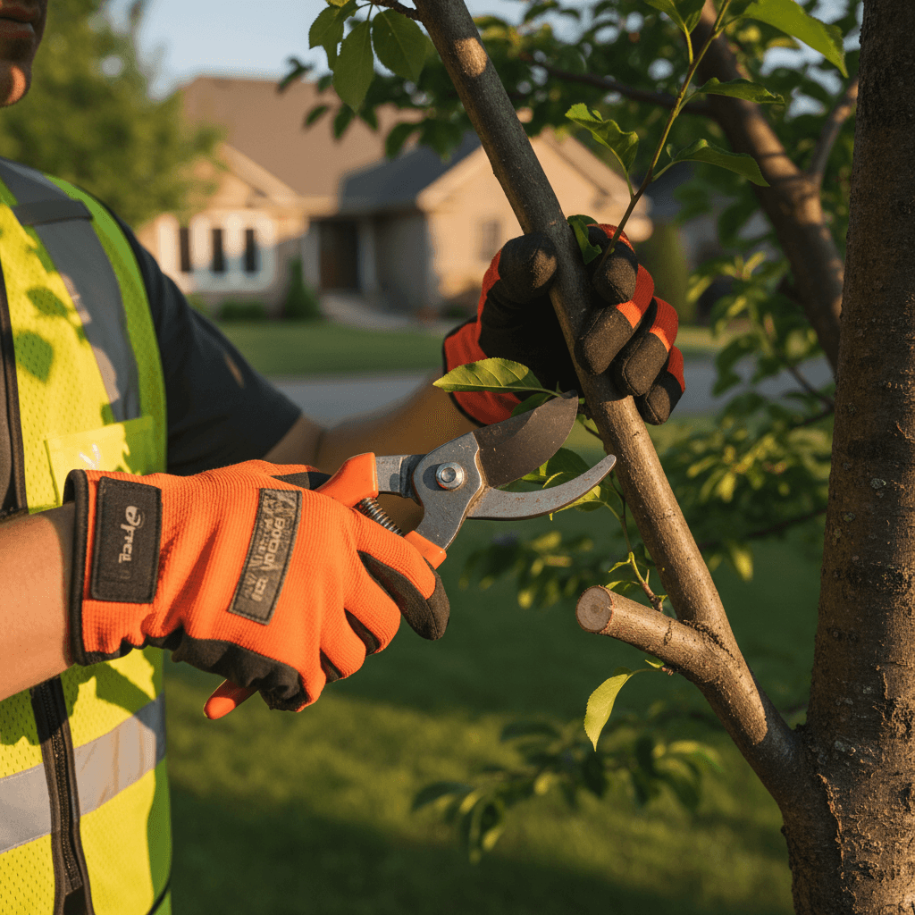 Crown cleaning and thinning service